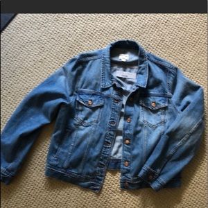 Jcrew cropped denim jean jacket XXL